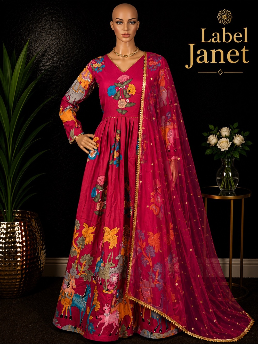 Brand new KALAMKARI Salwar kameez for women ( M up to L)
